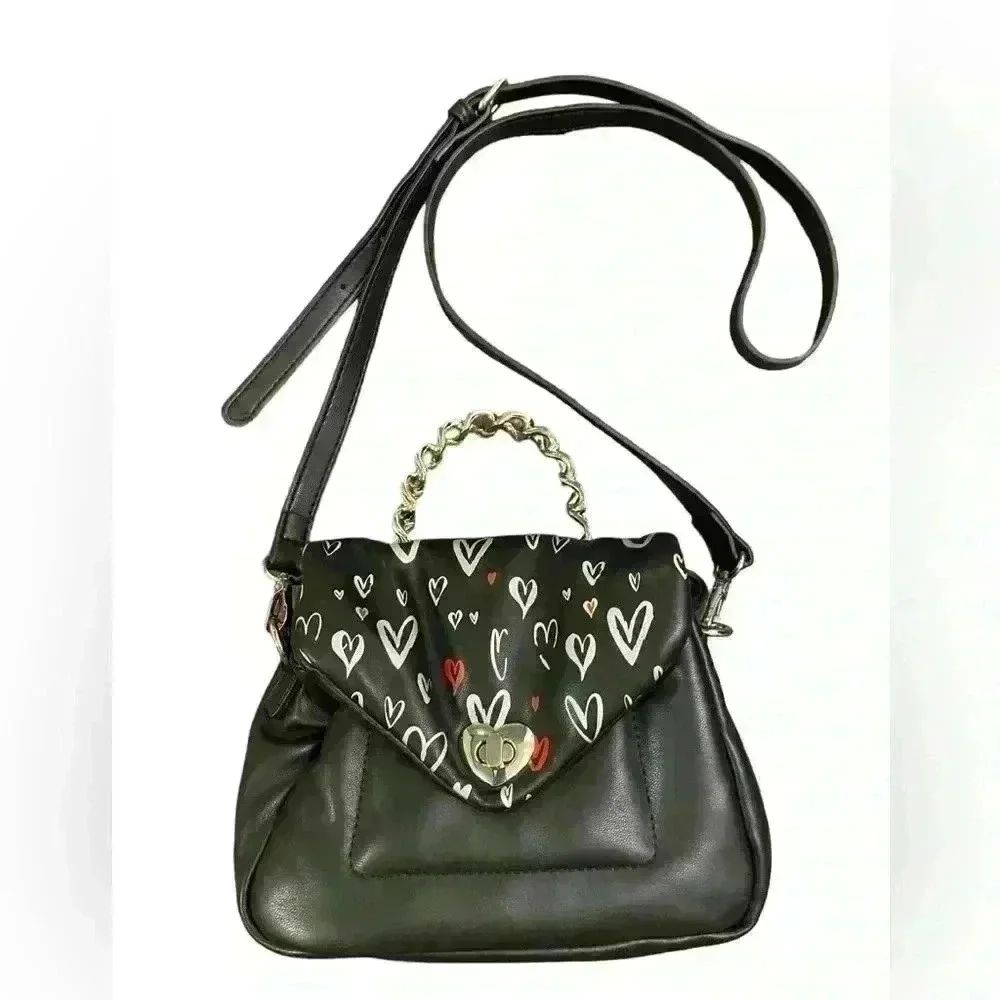 SKINNYDIP LONDON Leo Graffiti Hearts Mini Top Handle - Picture 5 of 11